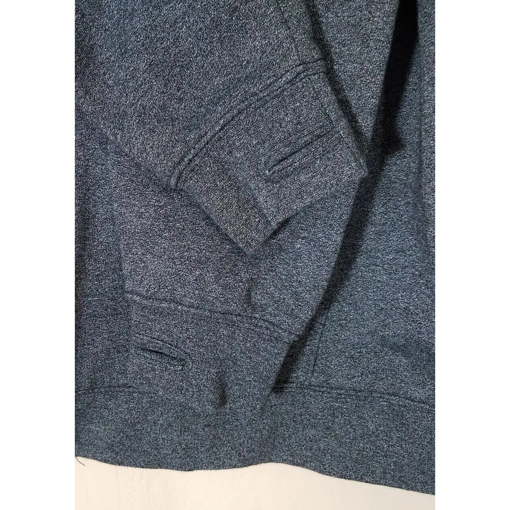 FLY RACING Full Zip Hoodie Sweater Men sz Medium Logo Thumbholes Dark Charcoal - Picture 7 of 7